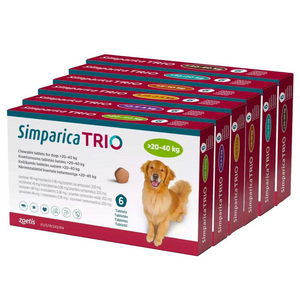 Simparica Trio Perros - Pastillas Antiparasitarias