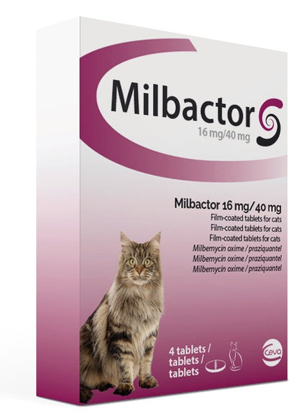 Milbactor Gatos - Antiparasitario Interno