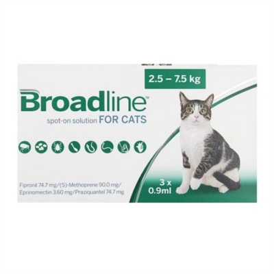 BROADLINE gato pipetas antiparasitarias