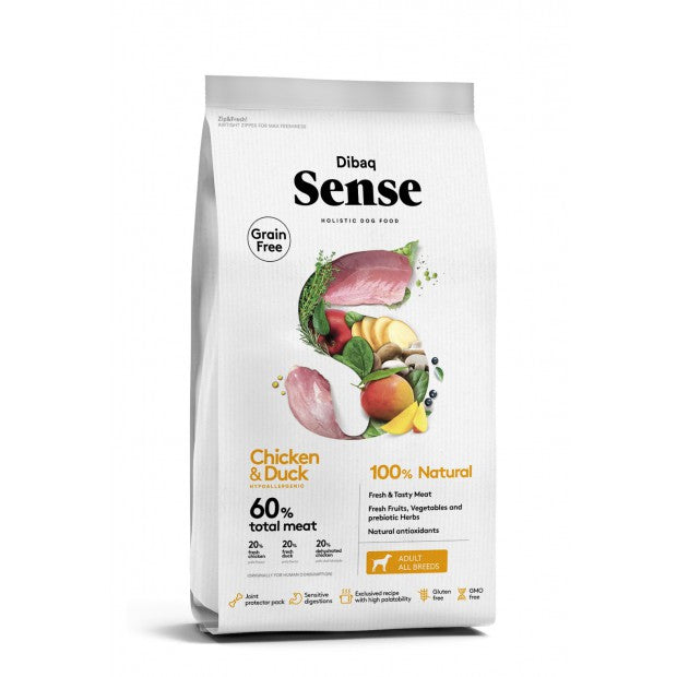 Dibaq Sense DOG Grain Free POLLO &  PATO