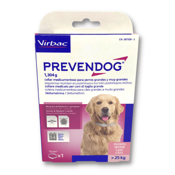 caja de collar prevendog perros grandes