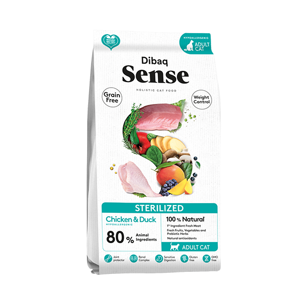 Dibaq Sense CAT Grain Free STERILIZED (POLLO&PATO)