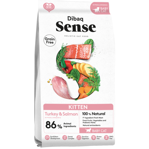 Dibaq Sense CAT Grain Free KITTEN (PAVO&SALMON)