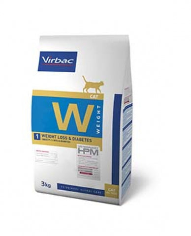 PIENSO W1 WEIGHT LOSS & DIABETES HPM VIRBAC  GATO